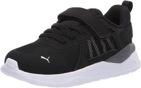 img 4 attached to 👟 Стильные и удобные: детские кроссовки PUMA Unisex-Child Anzarun с эффектом бесшовной посадки