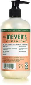 img 3 attached to 🧼 Жидкое мыло для рук Meyer's Clean Day | Формула без жестокого обращения с животными и биоразлагаемая с эфирными маслами | Аромат герани | 12,5 унций - набор из 3 штук