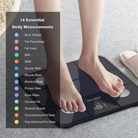 img 1 attached to Track Your Fitness Journey with the GREATFINDS Body Fat Scale: Bluetooth Digital Bathroom Scale with BMI Calculation, High Precision Weight Measurement, and Fitness App Integration