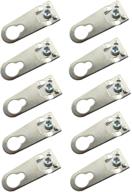 🖼️ youliang 10pcs aluminum alloy hook frame back panel hooks - premium picture frame hanging bracket accessories 40x15mm logo
