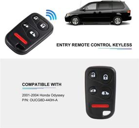 img 3 attached to 🔑 VOFONO Keyless Entry Remote Key Fob for Odyssey 2001-2004 FCC ID: OUCG8D-440H-A - Best Replacement Option