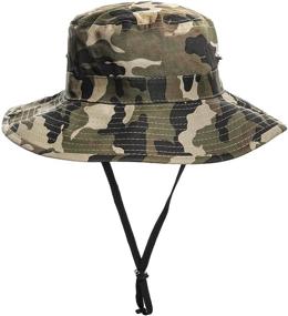 img 4 attached to 🧢 Stylish Sun Bucket Hat for Boys: Outdoor Fishing Hat Boonie Cap (Age 7-14) - Must-have Accessories and Caps