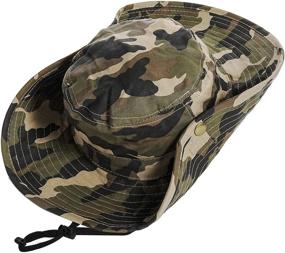 img 3 attached to 🧢 Stylish Sun Bucket Hat for Boys: Outdoor Fishing Hat Boonie Cap (Age 7-14) - Must-have Accessories and Caps