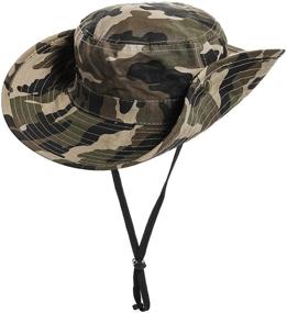 img 2 attached to 🧢 Stylish Sun Bucket Hat for Boys: Outdoor Fishing Hat Boonie Cap (Age 7-14) - Must-have Accessories and Caps