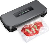 neeyer automatic food sealer: vacuum sealer machine for food savers with starter kit – dry moist food modes, easy to clean, led indicator lights, black логотип