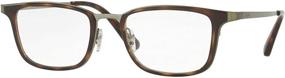 img 4 attached to Ray Ban Unisex 0RX6373M Brown Brushed