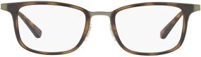 img 3 attached to Ray Ban Unisex 0RX6373M Brown Brushed