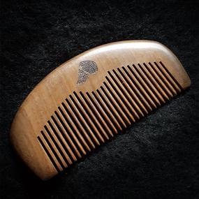 img 2 attached to 🏻 Groom Your Long Face: Pocket-Sized Gentleman Beard and Mustache Wood Comb for Balms, Oils, and Anti-Static Care