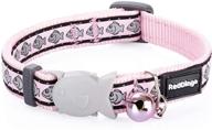 💖 stay visible with the red dingo reflective cat collar - one size fits all, in eye-catching pink logo