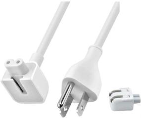 img 2 attached to 🔌 High-Quality Replacement US Plug Power Extension Cord Cable for Apple Mac iBook MacBook Pro 45W, 60W, 85W MagSafe or MagSafe 2 Models Power Supply (Extension Cord Cable New) by WESAPPINC