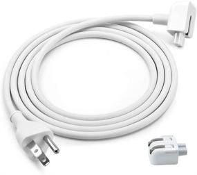 img 4 attached to 🔌 High-Quality Replacement US Plug Power Extension Cord Cable for Apple Mac iBook MacBook Pro 45W, 60W, 85W MagSafe or MagSafe 2 Models Power Supply (Extension Cord Cable New) by WESAPPINC