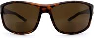 vitenzi bifocal sunglasses wraparound tortoise logo