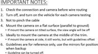 📸 улучшенная камера заднего вида pyvideo backup camera kit для toyota camry se и xle (2012-2014) с заводским радио (цвет: хром) логотип