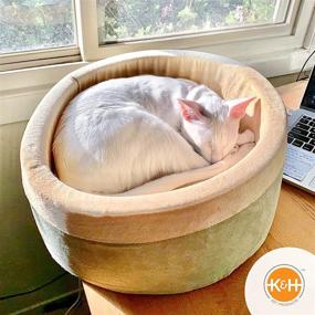 img 1 attached to Cozy up your cat with the K&amp;H Pet Products Thermo-Kitty Heated Cat Bed