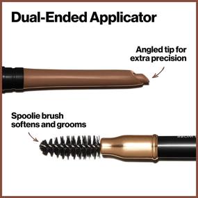 img 3 attached to 🖋️ Revlon ColorStay Eyebrow Pencil: Waterproof & Longwearing - Achieve Perfect Brows with Angled Tip Applicator & Spoolie Brush in Soft Brown (210)