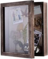 captivate memories with homish shadow box frame - picture frame shadow display box ideas for preserving moments - 9x11x3.5in memory box логотип