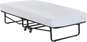 img 4 attached to Waterguard Cot Mattress Pad: Premium Waterproof Cotton Top, Ultra Soft & Breathable Cover (33x75 Camping Cot Size)