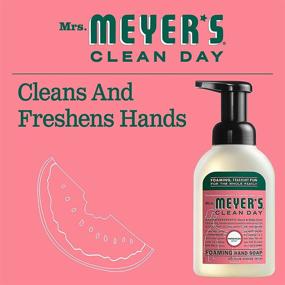 img 2 attached to Refreshing Mrs. Meyer's Foaming Hand Soap Watermelon - 10 fl oz: Rejuvenate and Cleanse Hands