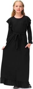 img 2 attached to BesserBay Elegant Funeral Casual Ruffle