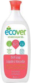 img 1 attached to Ecover Pink Geranium Dishwashing Liquid Soap - 25 Fluid Ounce, 6 per Case, Buy Now!