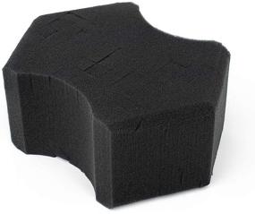 img 4 attached to 🧽 Rag Company Ultra Black Foam Sponge: Ideal for Detailing and Car Washing, Suitable for Both Rinseless and Soap Washes, Enhanced Softness and Ergonomic Shape