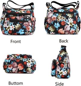 img 2 attached to Nawoshow Multi Pocket Crossbody Shoulder Butterfly Women's Handbags & Wallets