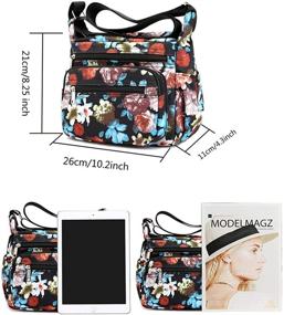 img 3 attached to Nawoshow Multi Pocket Crossbody Shoulder Butterfly Women's Handbags & Wallets