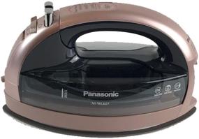 img 4 attached to 🔅 Керамическое беспроводное утюг Panasonic 360 градусов Freestyle Advanced в розовом золоте