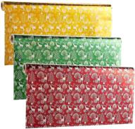 декоративная бумага рождественский олень: 3 варианта цвета 🦌, 17 x 1.4 фута на каждом рулоне. логотип