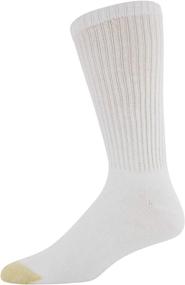 img 2 attached to Top-notch Comfort: Gold Toe Men's 656s Cotton Crew Athletic Socks, Multipairs