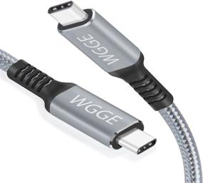 img 4 attached to High-Speed WGGE Metal USB C 3.1 Type-C Cable - 10ft Nylon Braided Fast Charger 🔌 for MacBook Pro, HTC 10, LG G5 V20, Nintendo Switch, Nexus 6P/5X, Google Pixel & More