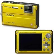 📷 panasonic lumix dmc-ts2 yellow waterproof digital camera: 14.1 mp, 4.6x optical zoom, image stabilization logo