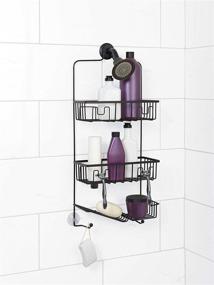 img 3 attached to Streamline Your Shower Routine with Zenna Home's Oil Rubbed Bronze Showerhead Caddy