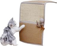 🐾 natural sisal cat scratching mat - kemulus indoor cat scratcher for sleeping, grinding claws, protecting sofa, couch, furniture - anti-skid horizontal cat scratching pad logo