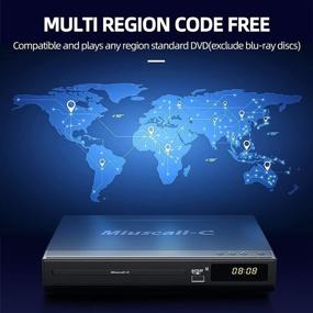 img 2 attached to 📀 Compact All-Region Mini DVD Player: Easy Install, Smart & Portable | 1080P, HDMI/AV Output, Remote & USB Port Included