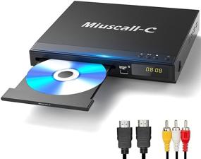 img 4 attached to 📀 Compact All-Region Mini DVD Player: Easy Install, Smart & Portable | 1080P, HDMI/AV Output, Remote & USB Port Included