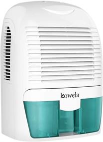img 1 attached to 🌬️ Kowela 1500ml Electric Dehumidifier - Portable & Compact, Auto Shut Off, Ideal for Home, Bathroom, Bedroom, Basement, Wardrobe, RV - Covers 2200 Cubic Feet (250 sq ft)