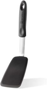 img 4 attached to 🍳 DI ORO Chef Series Standard Flexible Silicone Turner Spatula - Heat Resistant Rubber Kitchen Spatula up to 600F - Perfect for Cooking Eggs, Burgers, Omelets, and More - BPA Free and LFGB Certified