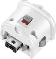 🎮 sogyupk replacement wii motion plus adapter, compatible with wii remote controller - 1pc white logo