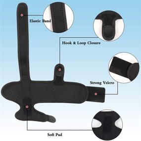 img 3 attached to Ultrafun Trigger Finger Splint Brace Поддержка дышащего запястья и перелома большого пальца Стабилизатор пальцев Brace Sleeves для облегчения боли