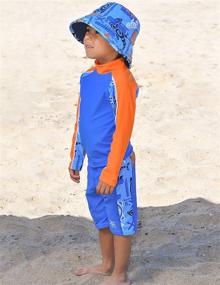 img 2 attached to Tuga Boys Reversible Bucket Hats: Optimal Sun Protection with UPF 50+ for Kids