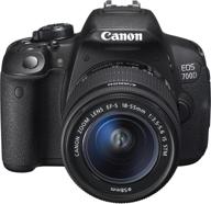 canon eos 700d + ef-s 18-55mm 3.5-5.6 is stm - international version: exceptional dslr camera bundle logo