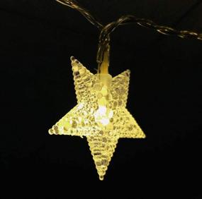 img 3 attached to 🌟 Viewpick LED Star String Lights: 50 Warm White Twinkling Fairy Lights for Xmas, Princess Castle Play Tents, Bedroom, and Children Room Decoration - Battery Operated Christmas Lights