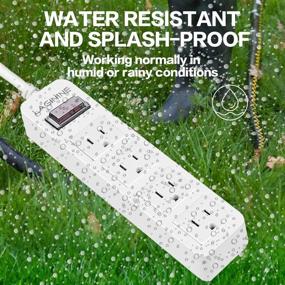 img 3 attached to Protector Weatherproof Extension Shockproof Protection Power Strips & Surge Protectors
