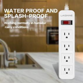 img 2 attached to Protector Weatherproof Extension Shockproof Protection Power Strips & Surge Protectors