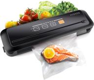 koios vacuum sealer machine with built-in cutter starter kit - 86kpa automatic vacuum air sealing system for food saver, lab tested, dry & moist food preservation modes, led indicator lights - black логотип