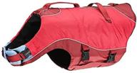 kurgo surf n' turf dog life jacket: premium safety float with reflective design, adjustable fit, and two control handles for small, medium, large pets logo