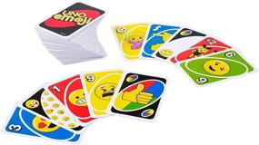 img 1 attached to 🃏 Get Ready to Unleash Fun with Mattel Games UNO Emoji Card - A Perfect Blend of Classic Fun and Modern Expressions!
