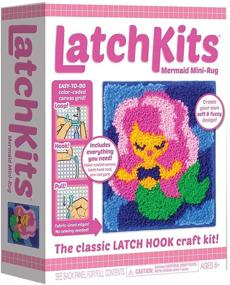 img 1 attached to LatchKits Mini Rug Sewing: Classic Latch Arts & Crafts for Beginners