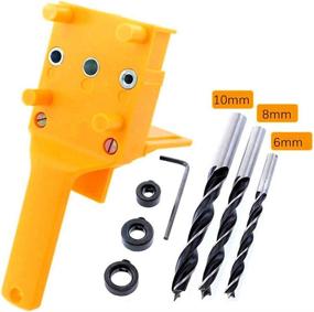 img 2 attached to 🔧 FUYUNXIN 41 Pcs Dowel Jig Guide Set for Woodworking - Straight Hole Doweling with Metal Sleeve, 6mm(1/4&#34;) 8mm(5/16&#34;) 10mm(3/8&#34;) Drill Bit Compatibility